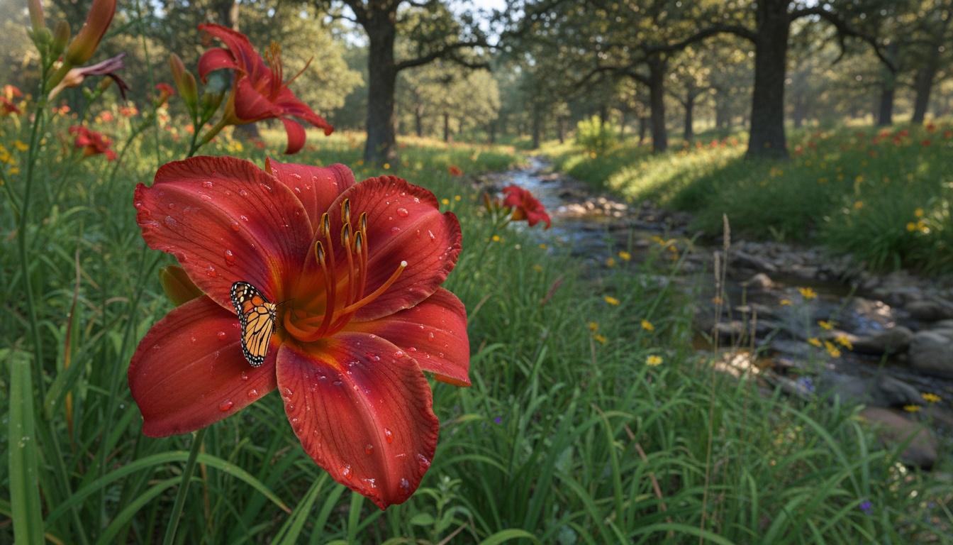 Red Daylily (Hemerocallis Red) - Perennials