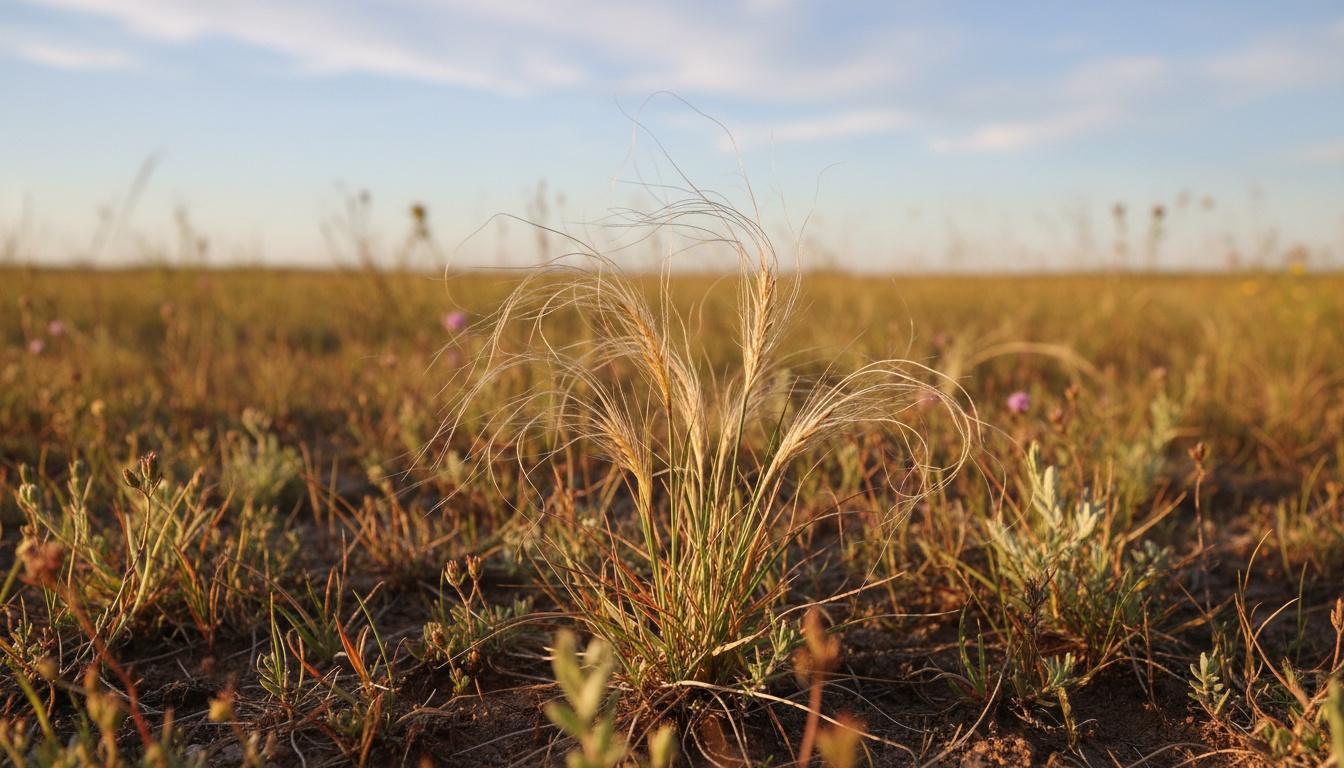 Needle And Thread (Hesperostipa Comata Ssp. Comata) - Grasses