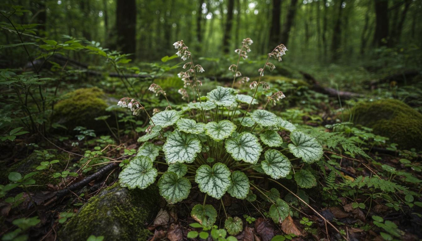Green-Silver Coral Bells 'Green Spice' (Heuchera 'Green Spice') - Perennials
