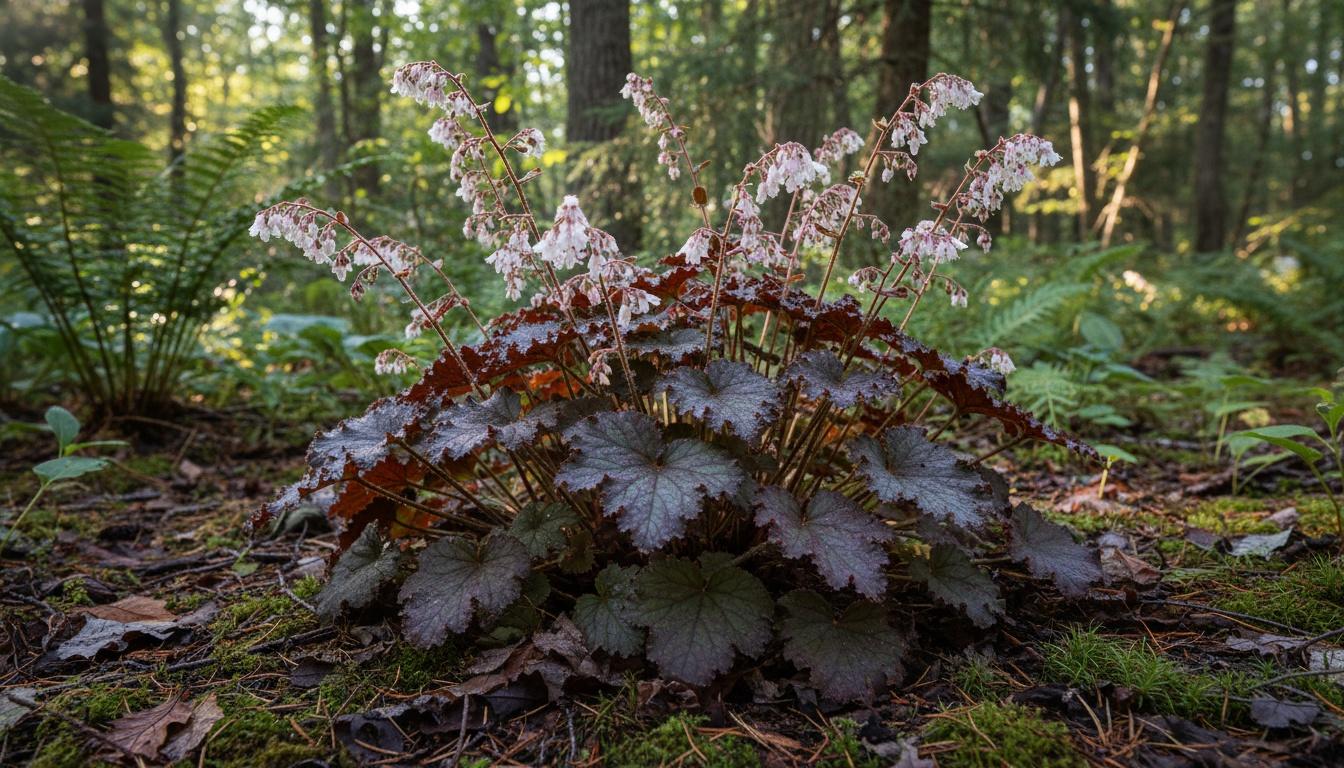 Coral Bells 'Purple Petticoats' (Heuchera 'Purple Petticoats') - Perennials