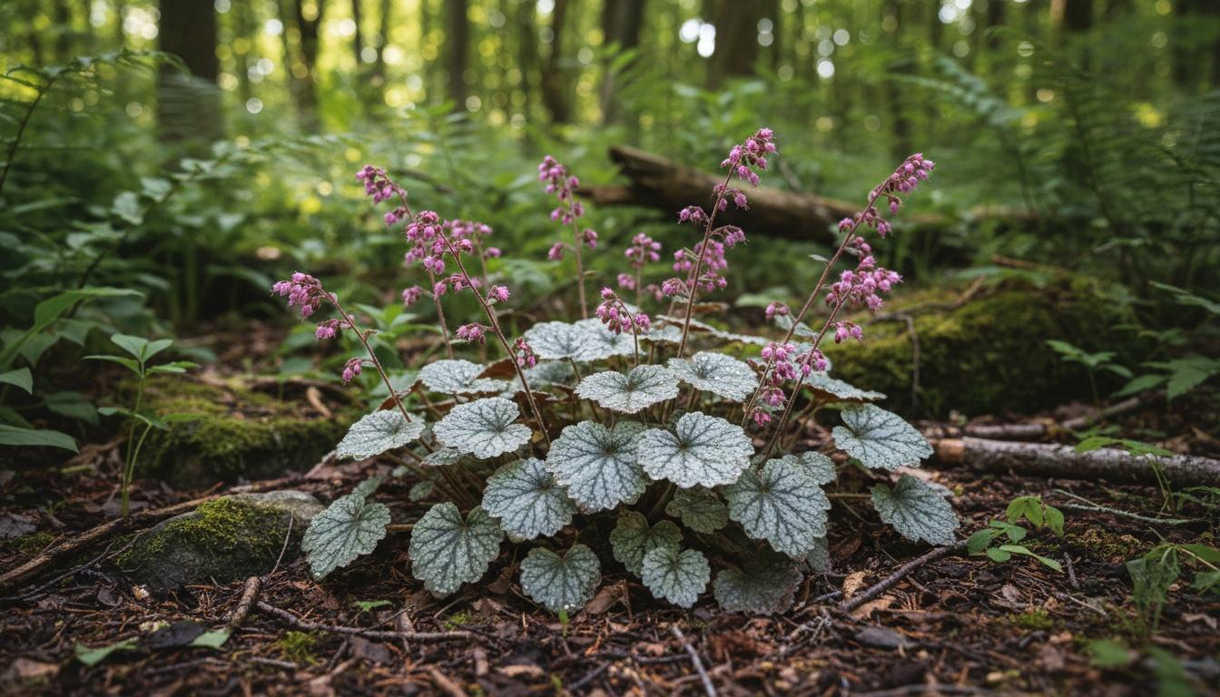 Silver-Purple Coral Bells 'Silver Gumdrop' (Heuchera Dolce® Pp29207 'Silver Gumdrop') - Perennials
