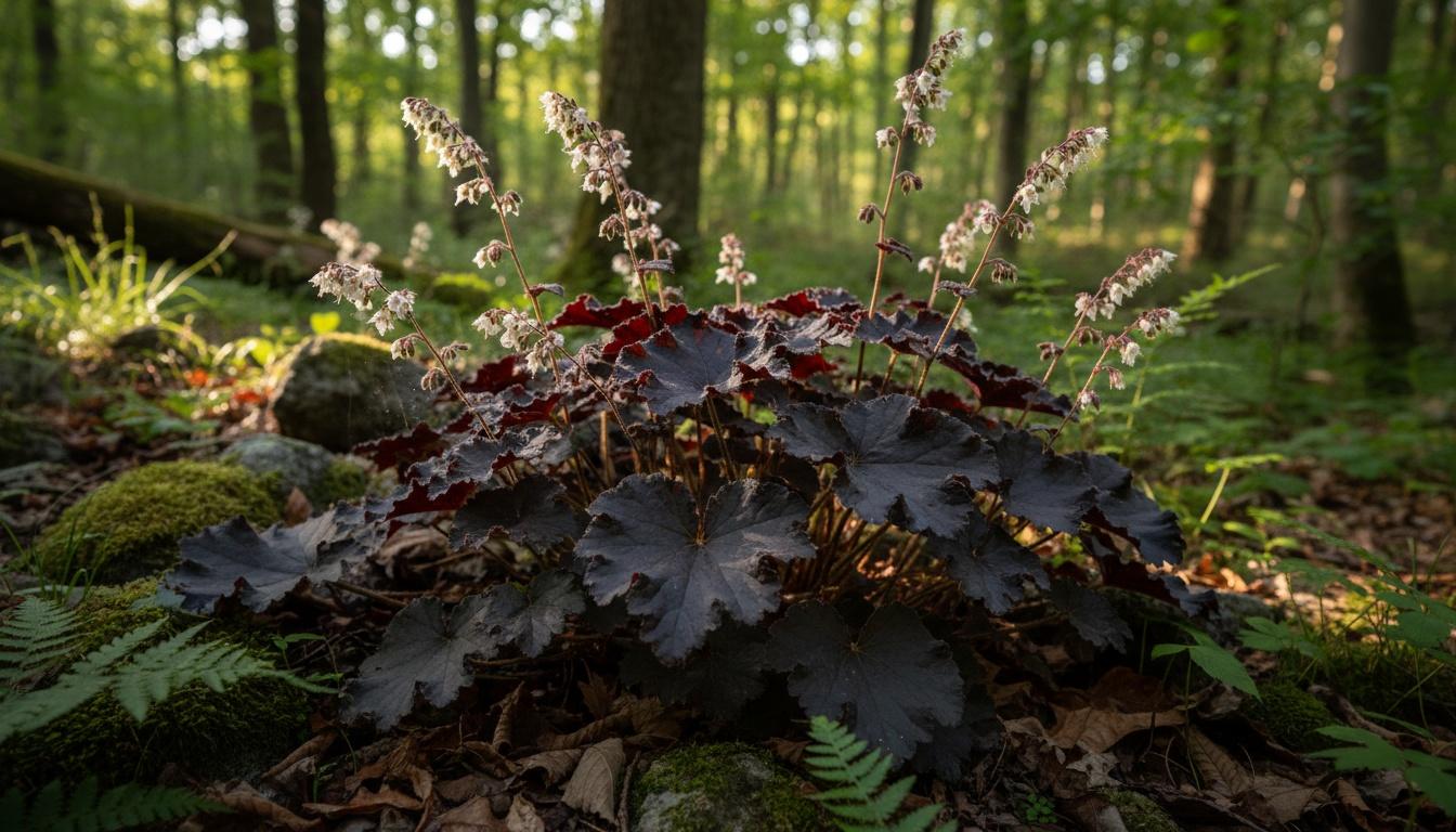 Dark Purple Coral Bells 'Tnheuneb' (Heuchera Northern Exposure™ Pp30583 Black 'Tnheuneb') - Perennials