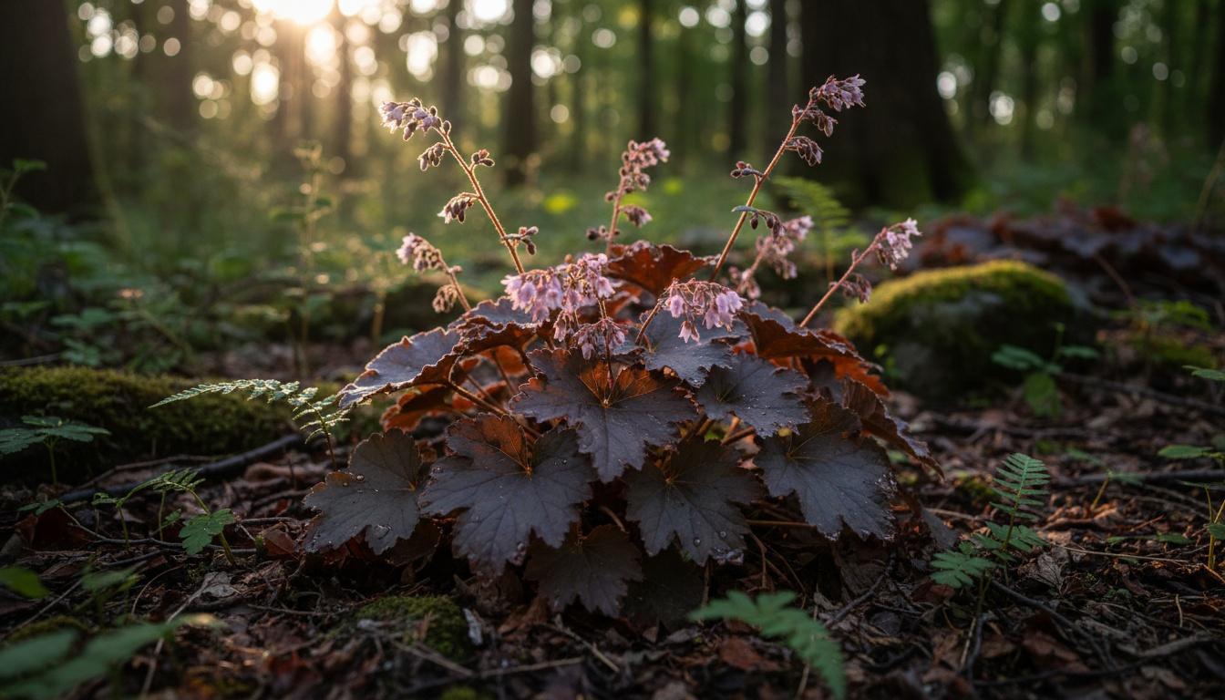 Purple Coral Bells 'Electric Plum' (Heuchera Pp29924 'Electric Plum') - Perennials