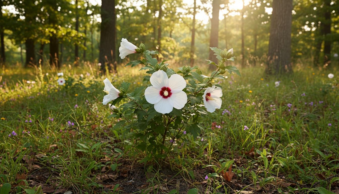 Dwarf Rose Of Sharon 'Shimrr38' Pp27195 Lil' Kim® Pp27195 Lil' Kim® (Hibiscus Syriacus  Red 'Shimrr38') - Flowering Trees