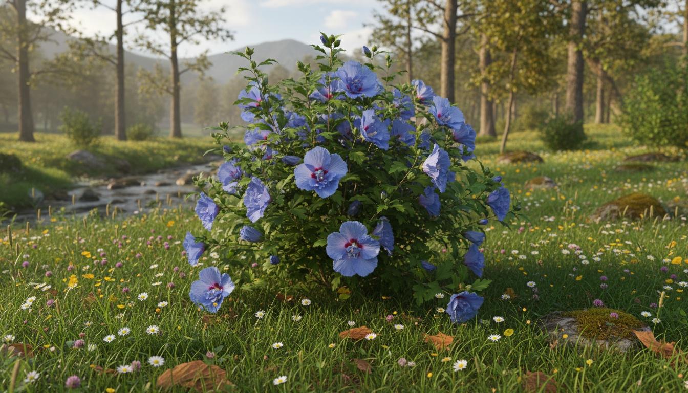 Rose Of Sharon 'Notwoodthree' Pp20574 Blue Chiffon® Pp20574 Blue Chiffon® (Hibiscus Syriacus 'Notwoodthree') - Flowering Trees