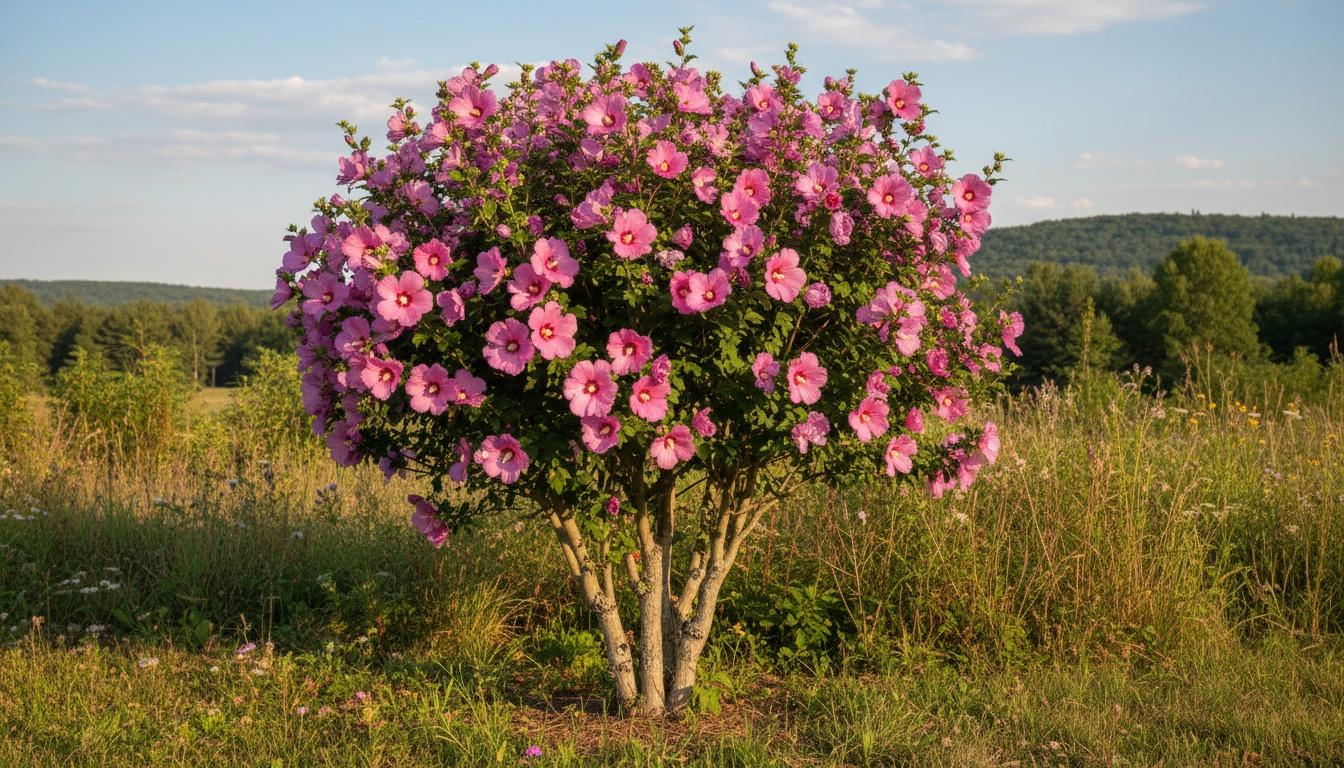 Rose Of Sharon 'Woodbridge' (Hibiscus Syriacus Tree Form 'Woodbridge') - Flowering Trees