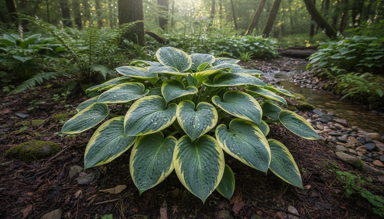 Hosta Plantain Lily (Hosta 'Frances Williams) - Perennials