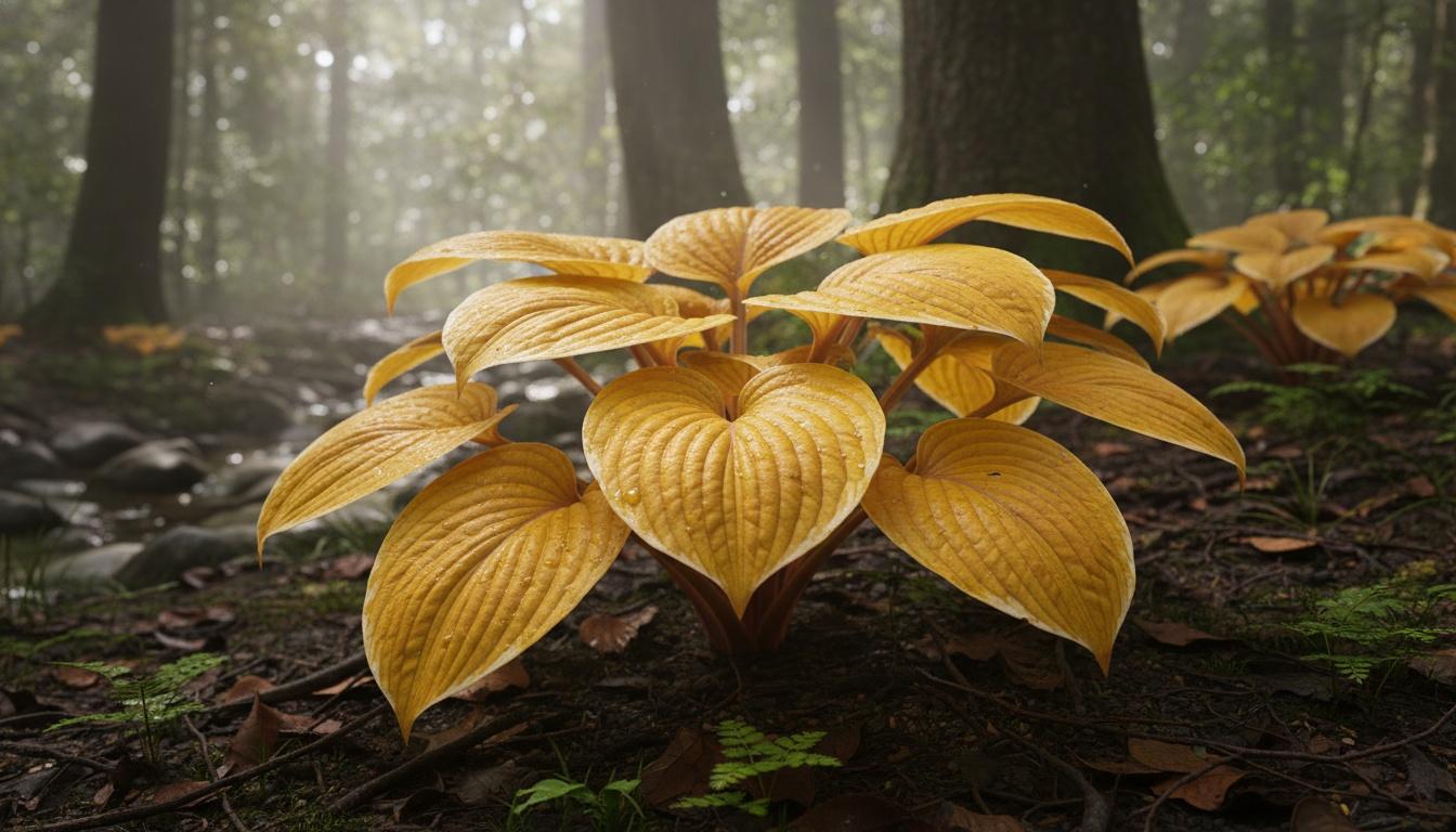 Hosta Plantain Lily 'Fire Island' (Hosta 'Fire Island') - Perennials