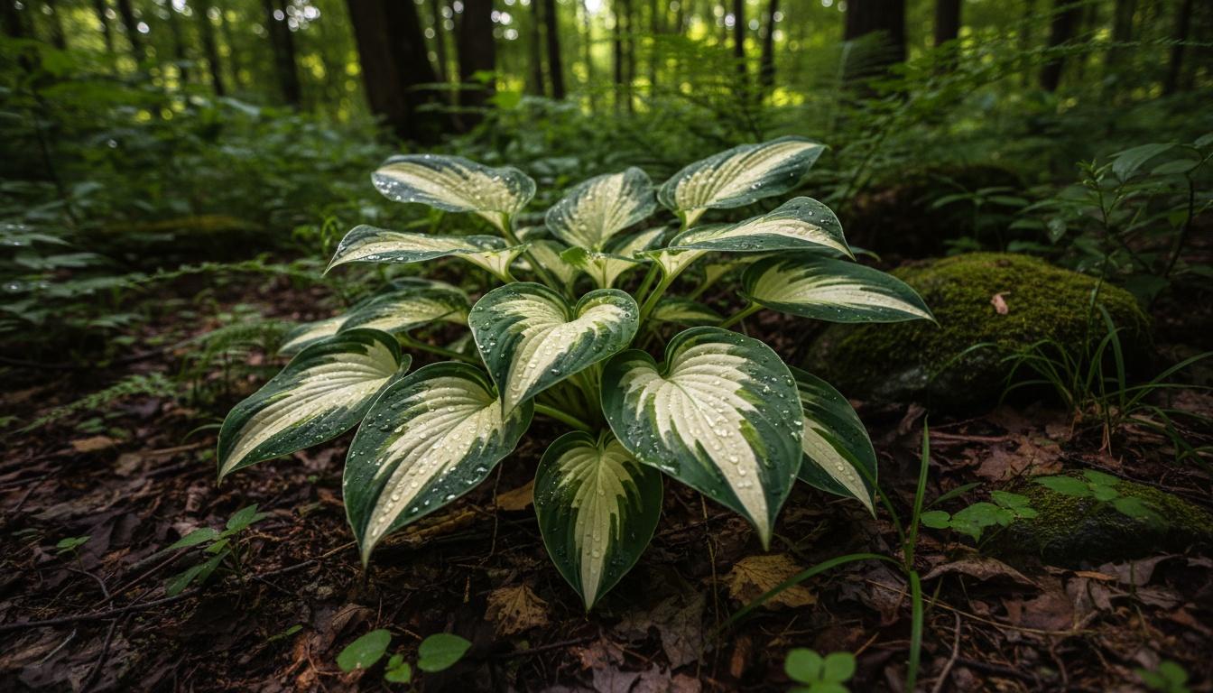 Hosta Plantain Lily 'Vulcan' (Hosta 'Vulcan') - Perennials