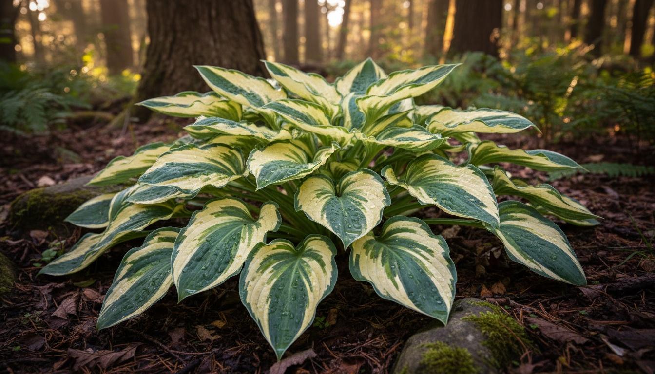 Hosta Plantain Lily 'Rainbow' (Hosta S End' Pp17451 'Rainbow') - Perennials