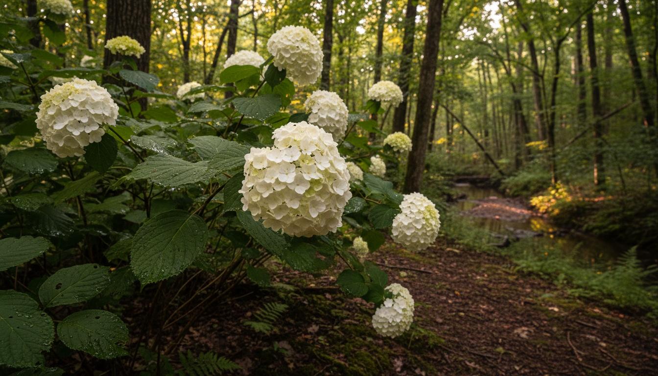 Smooth Hydrangea (Hydrangea Arborescens) - Ground Layers