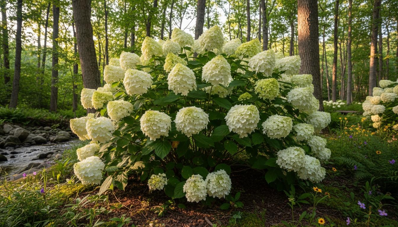 Panicle Hydrangea (Hydrangea Paniculata ‘Bokomabou’ Ppaf Bouncy™) - Ground Layers