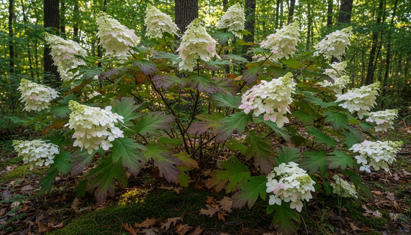 Oakleaf Hydrangea (Hydrangea Quercifolia) - Ground Layers