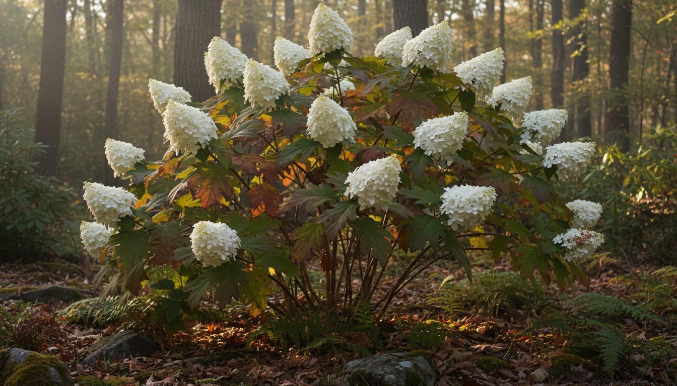 Oakleaf Hydrangea (Hydrangea Quercifolia ‘Brenhill’ Gatsby Gal® Pp25106) - Ground Layers