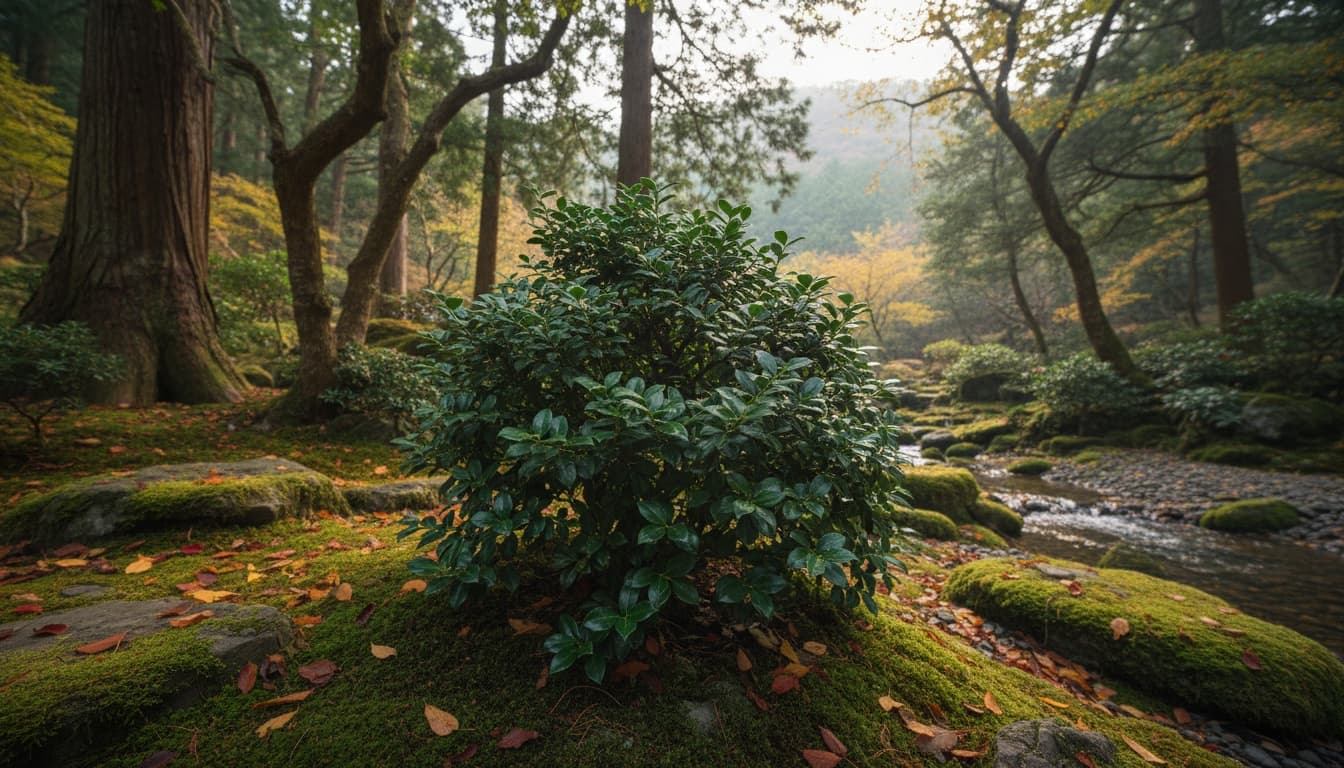 Dwarf Pagoda Japanese Holly (Ilex Crenata 'Dwarf Pagoda') - Ground Layers