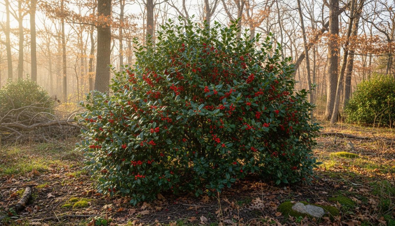 Nellie Stevens Holly (Ilex X Attenuata 'Nellie R. Stevens') - Evergreen Trees