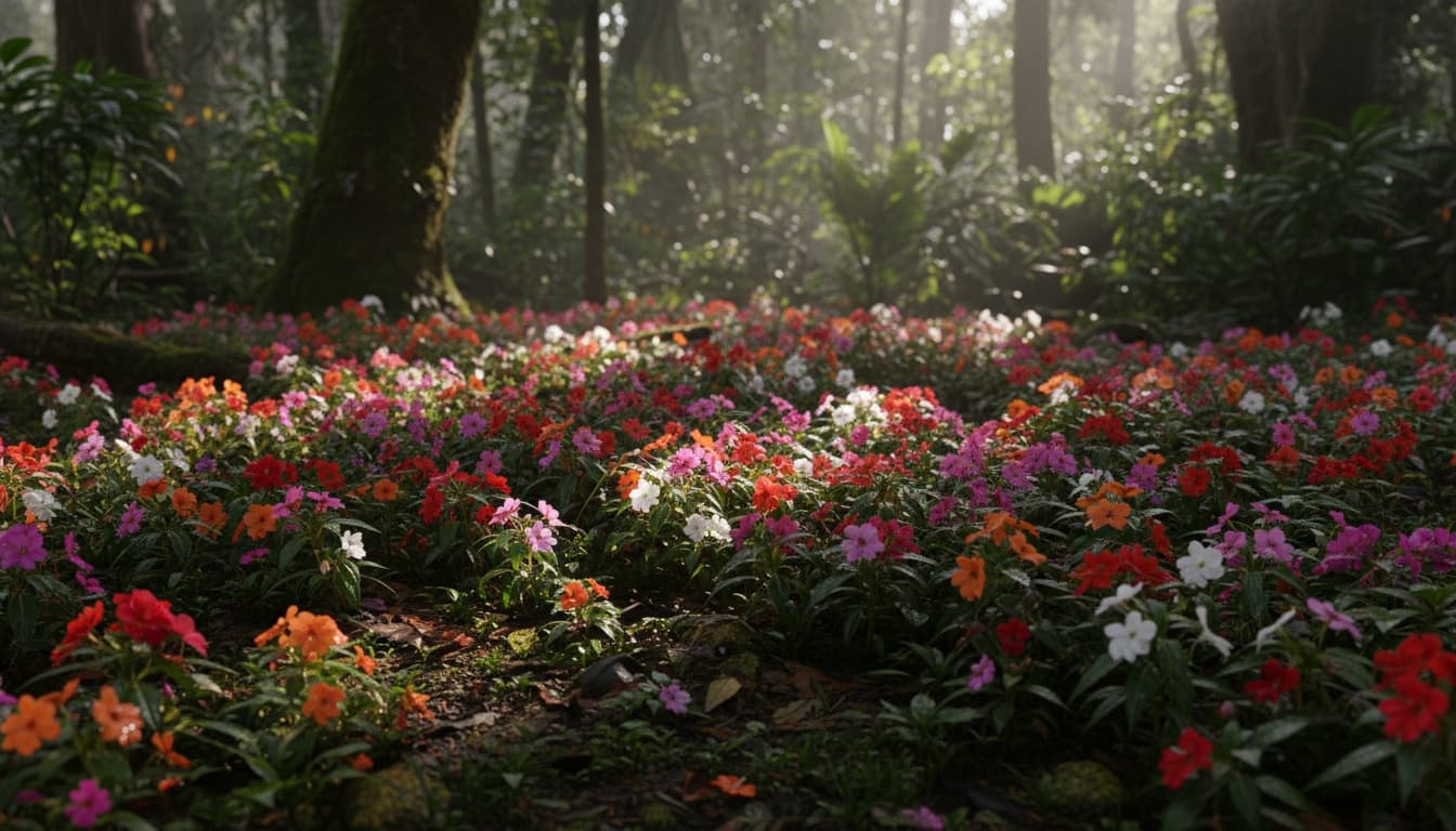 Busy Lizzie (Impatiens Walleriana) - Perennials