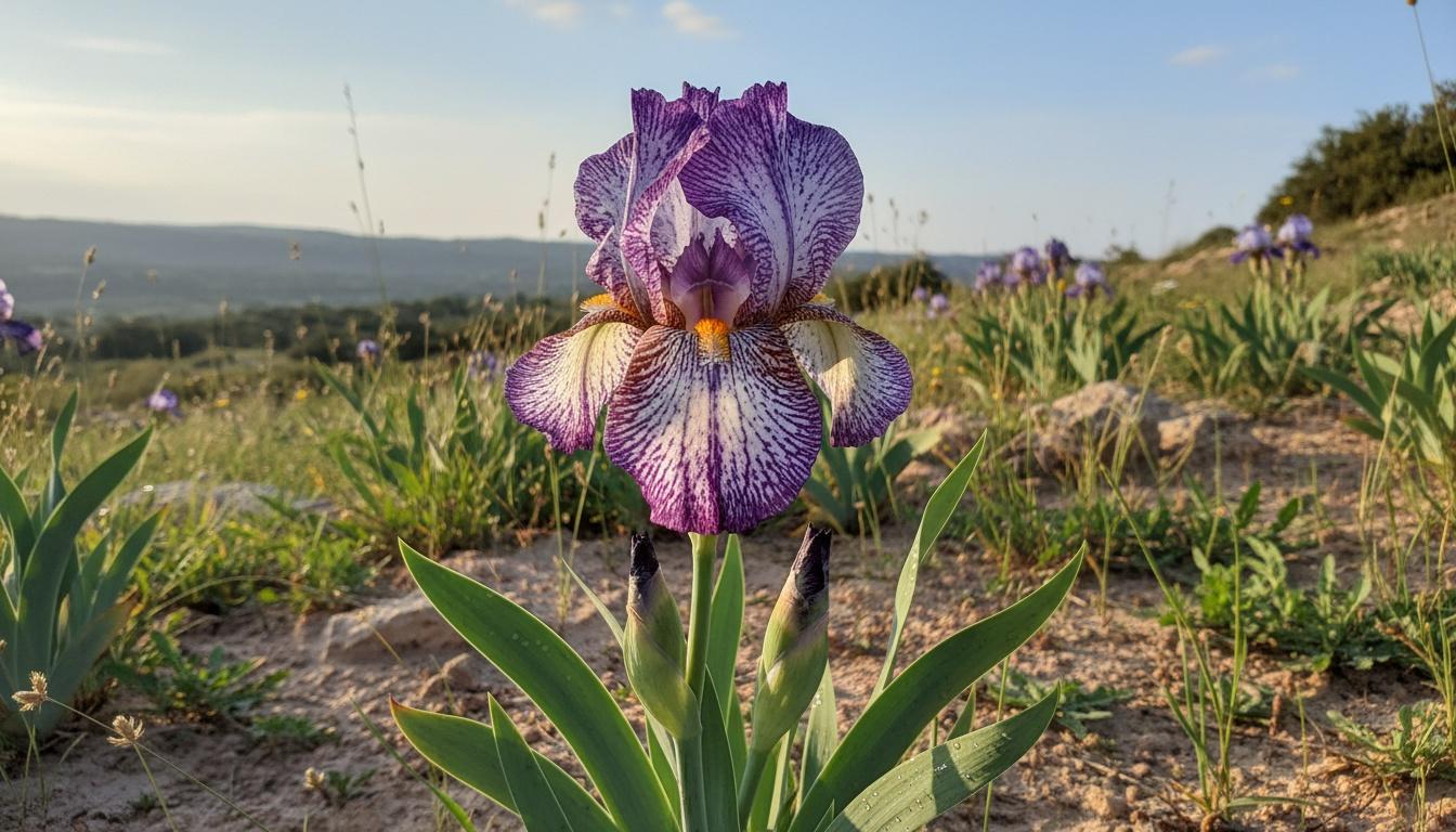 Bearded Iris 'Batik' (Iris Germanica 'Batik') - Perennials