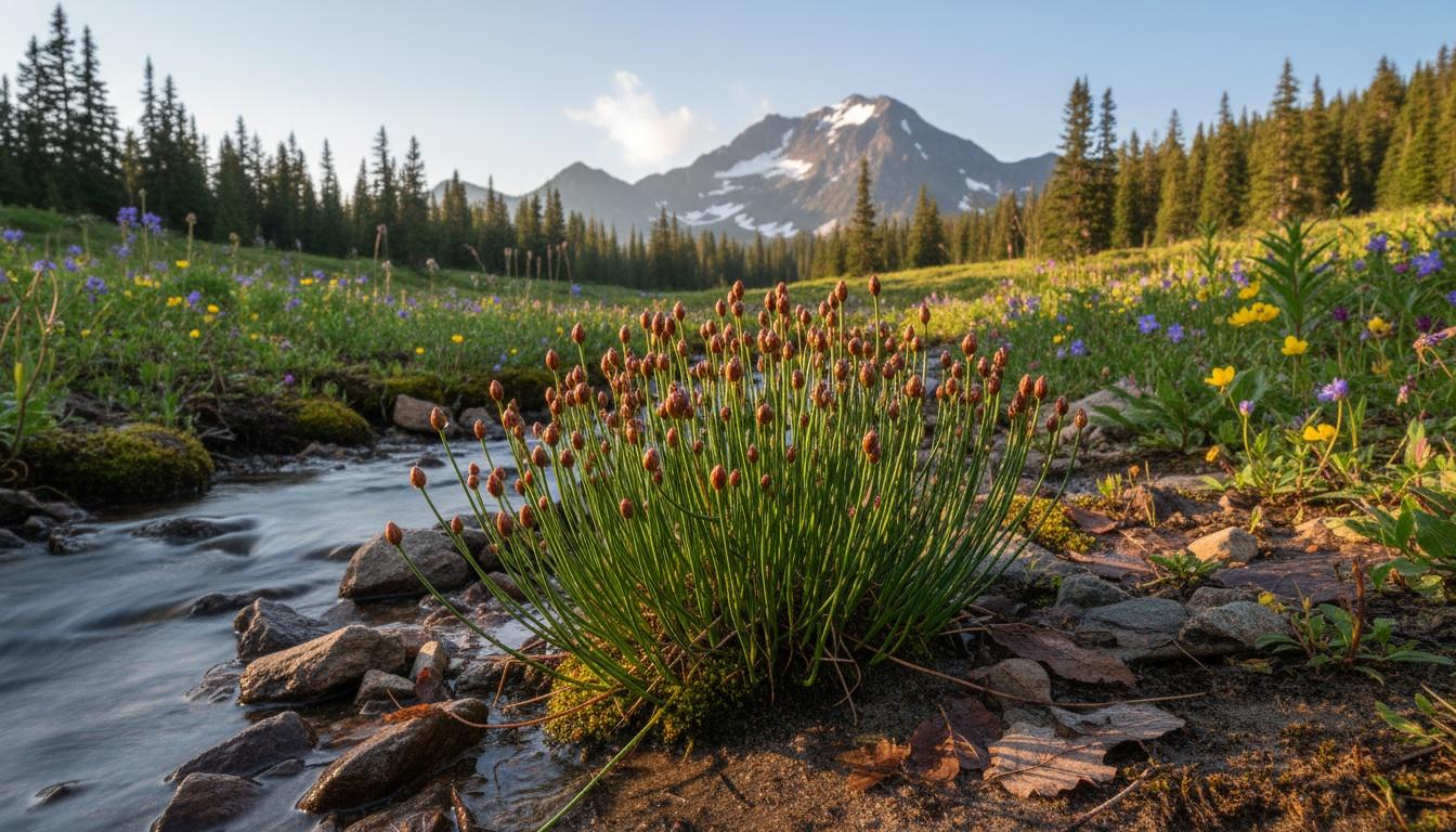 Mertens' Rush (Juncus Mertensianus) - Grasses