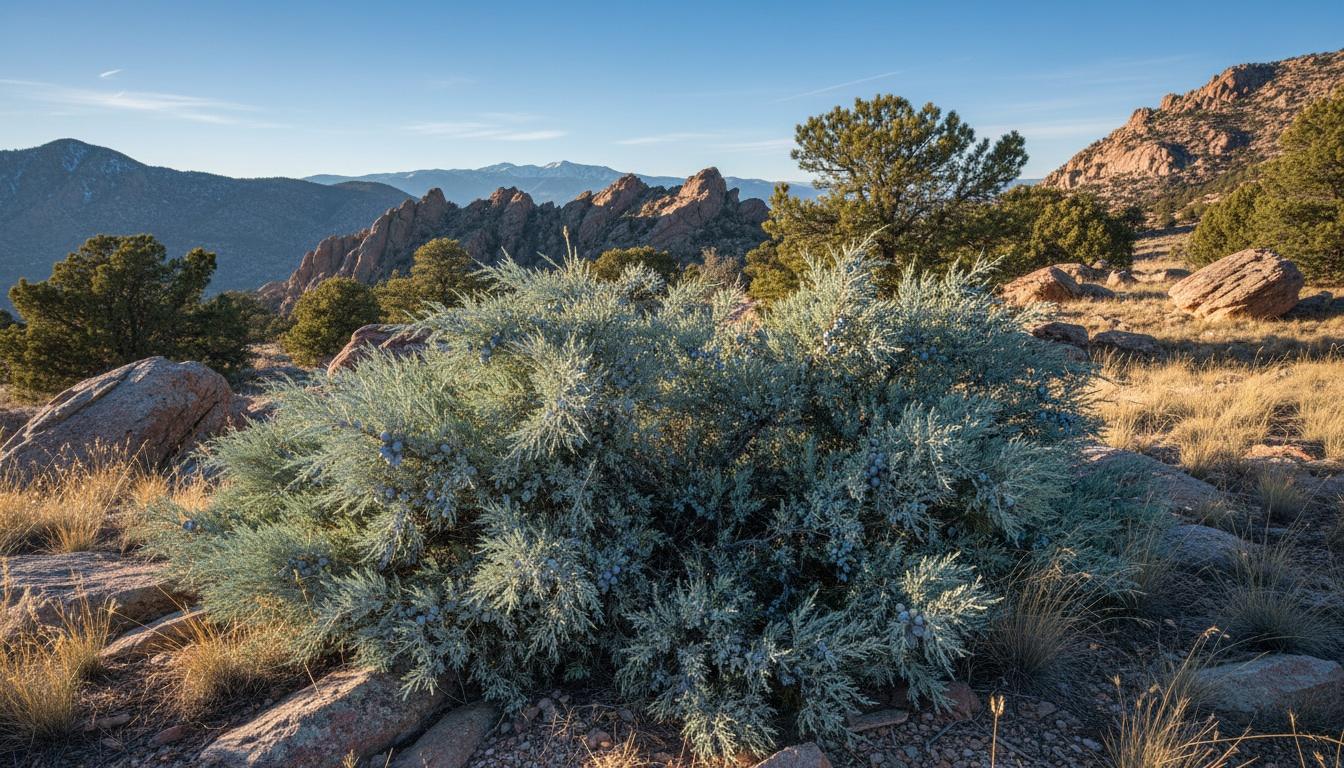 Juniperus Chinensis 'Angelica Blue' (Juniperus Chinensis 'Angelica Blue') - Evergreen Trees