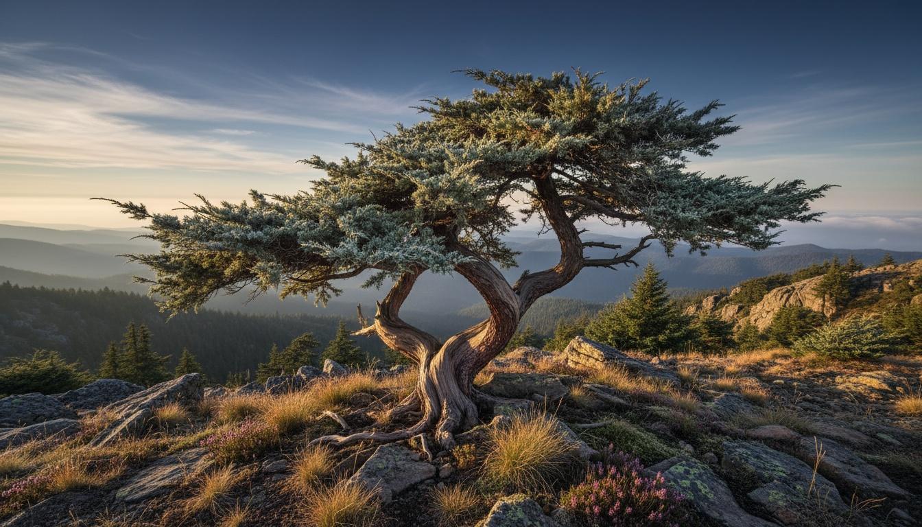 Chinese Juniper 'Daub' (Juniperus Chinensis S Frosted' Tree Form 'Daub') - Evergreen Trees