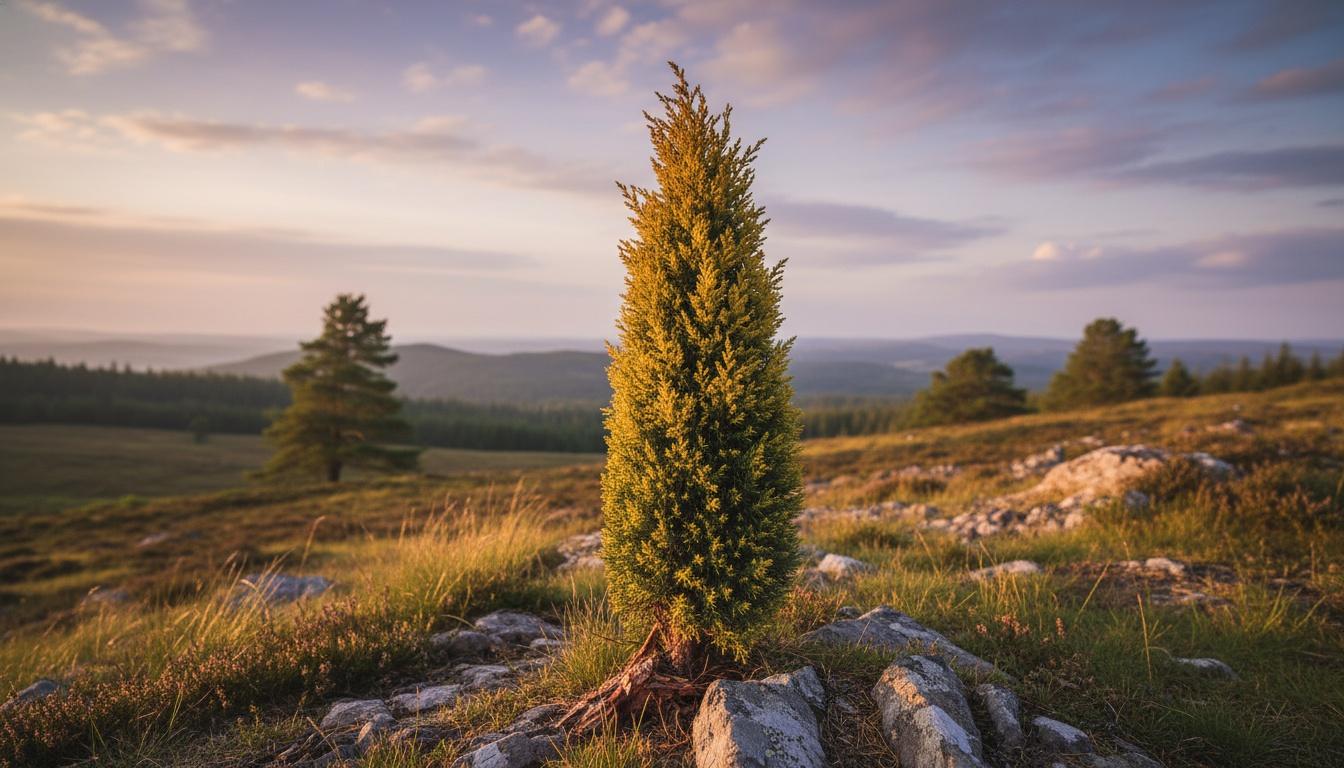 Goldcone Common Juniper (Juniperus Communis 'Gold Cone') - Evergreen Trees
