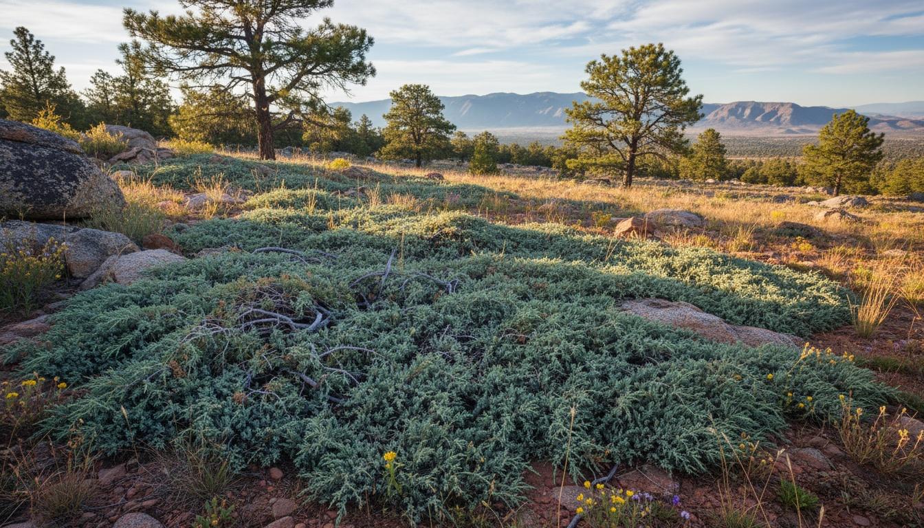 Creeping Juniper 'Blue Forest' (Juniperus Sabina 'Blue Forest') - Evergreen Trees