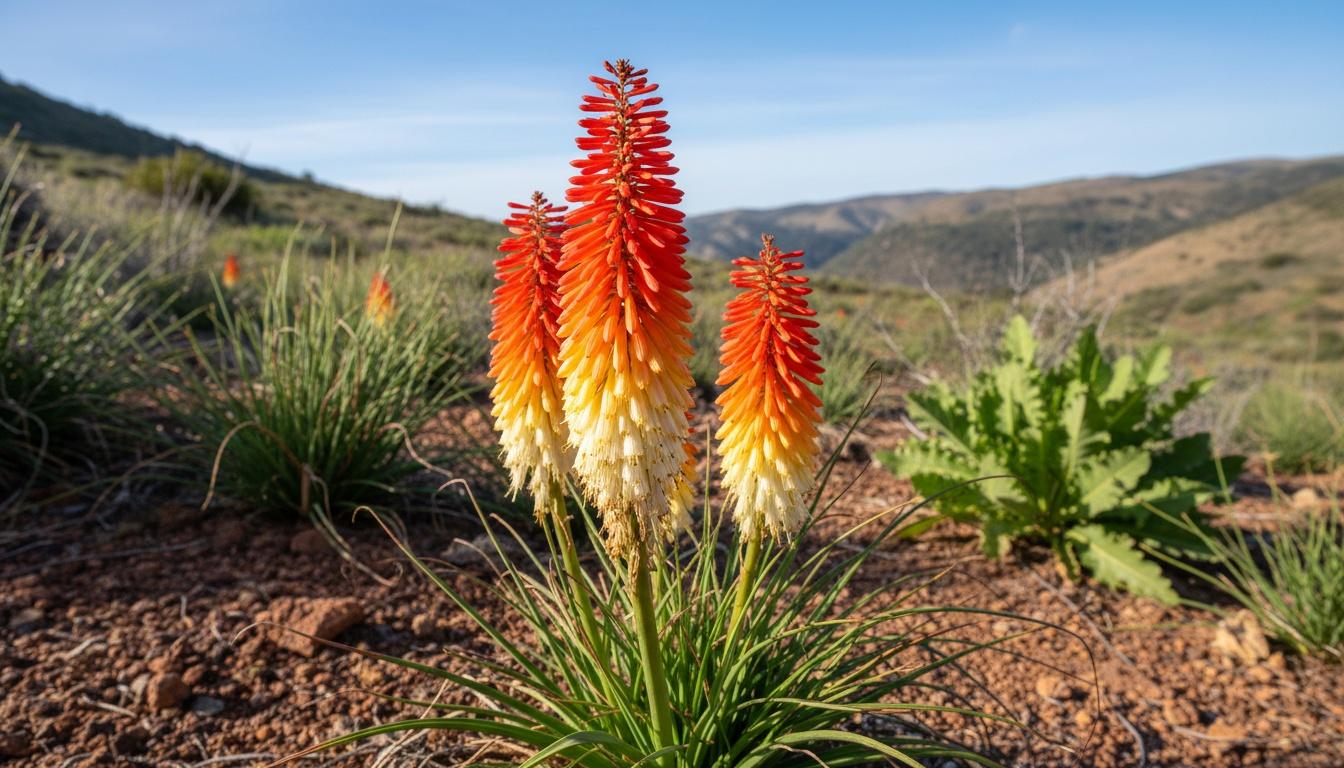 Red Hot Poker Torch Lily 'High Roller' (Kniphofia Pp32295 'High Roller') - Perennials