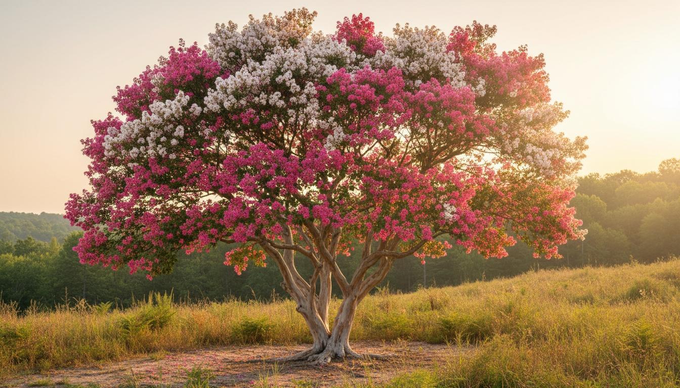 Crape Myrtle (Lagerstroemia Indica) - Flowering Trees