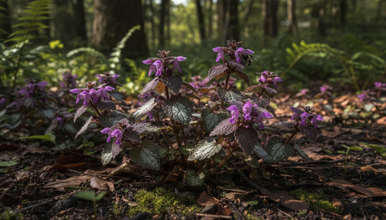 Spotted Dead Nettle 'Lami™ Dark Purple' (Lamium Maculatum 'Lami™ Dark Purple') - Perennials