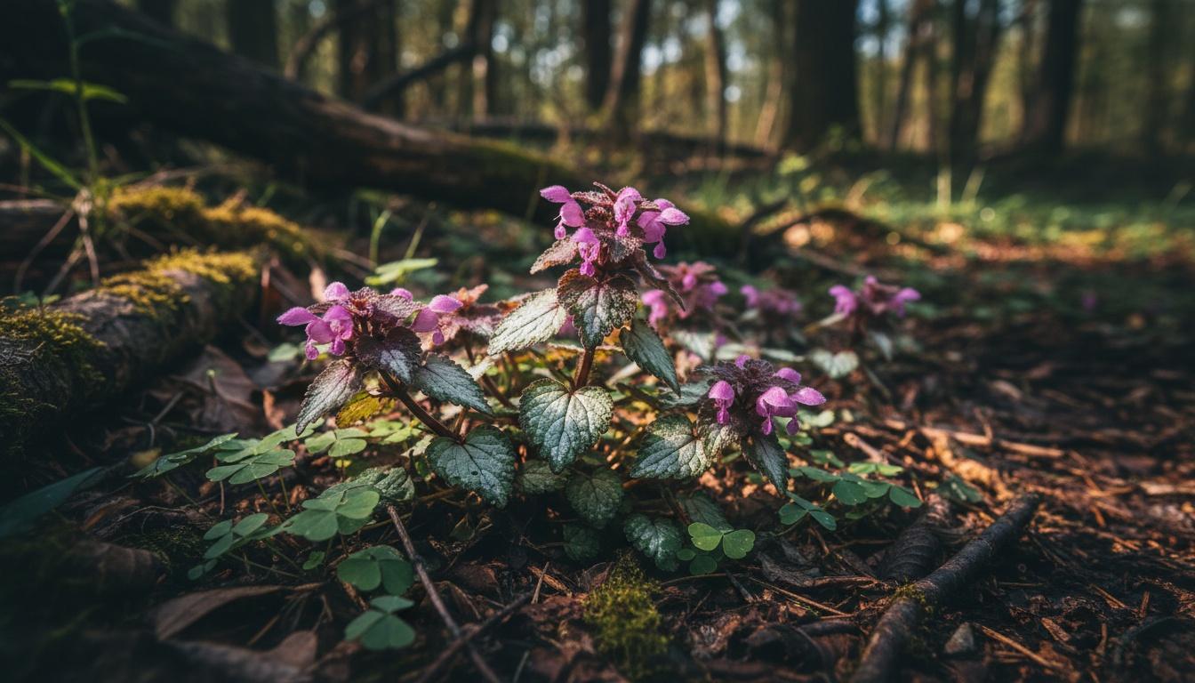Spotted Dead Nettle 'Red Nancy' (Lamium Maculatum 'Red Nancy') - Perennials