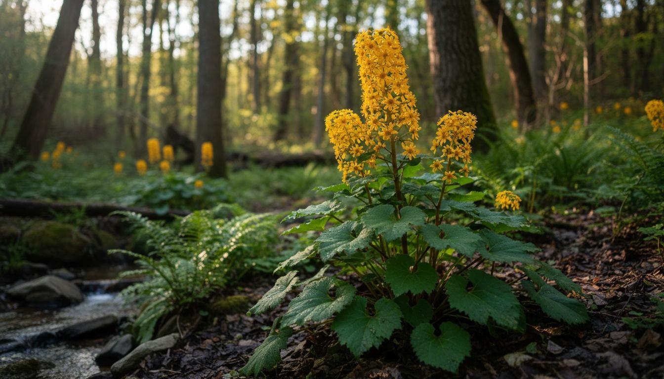 Ragwort 'Bottle Rocket' (Ligularia Hybrida Pp 24486 'Bottle Rocket') - Perennials