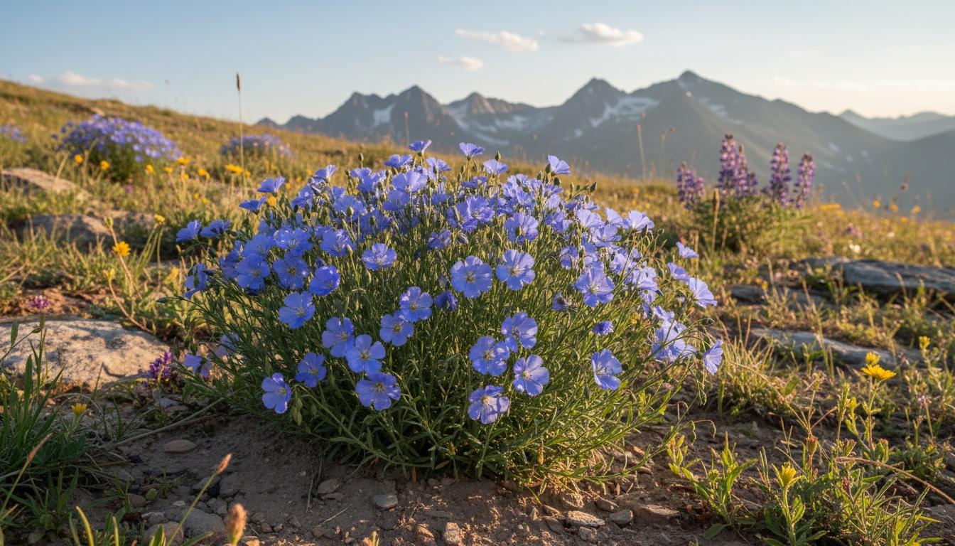 Blue Flax 'Bright Blue' (Linum Perenne 'Bright Blue') - Perennials
