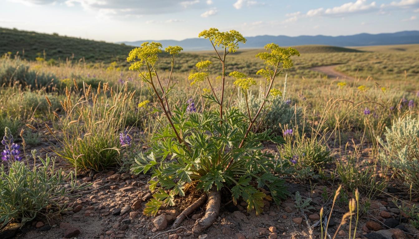 Nineleaf Biscuitroot (Lomatium Triternatum) - Perennials