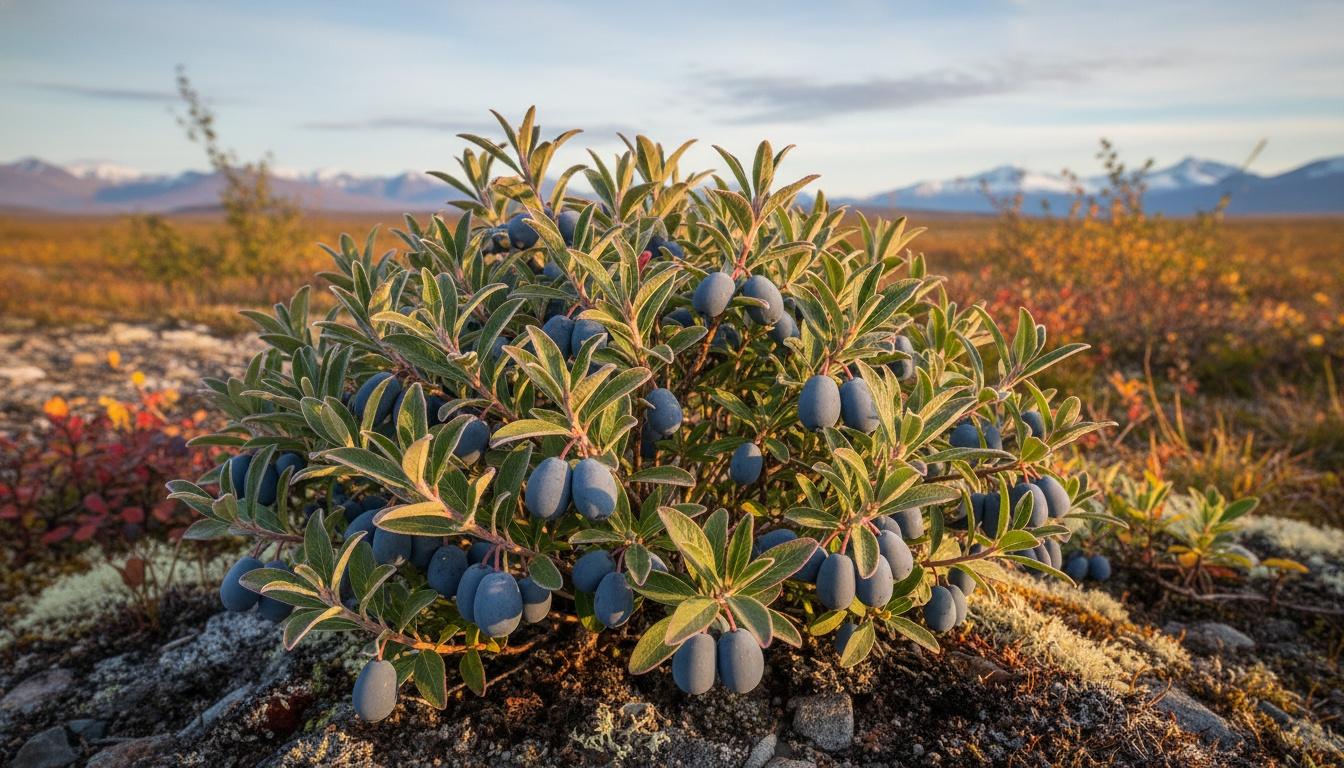 Tundra Honeyberry (Lonicera Caerulea Var. Edulis) - Ground Layers