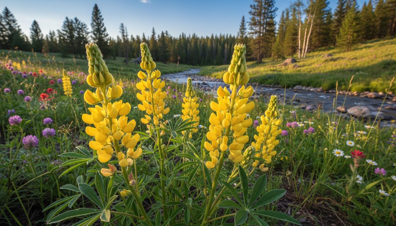 Lupine 'Gallery Yellow' (Lupinus 'Gallery Yellow') - Perennials