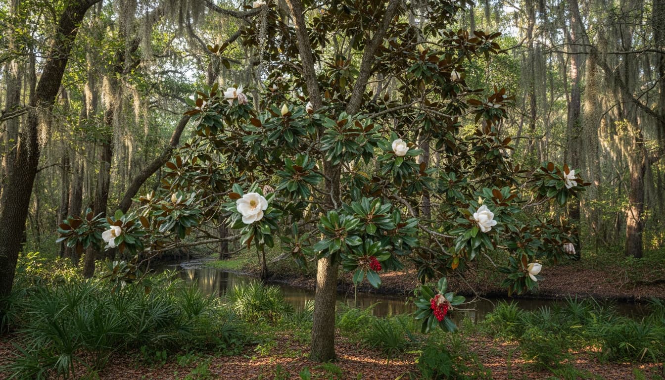 Southern Magnolia (Magnolia Grandiflora) - Evergreen Trees