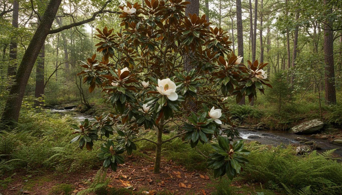 Bracken Brown Beauty Magnolia (Magnolia Grandiflora 'Bracken Brown Beauty') - Flowering Trees