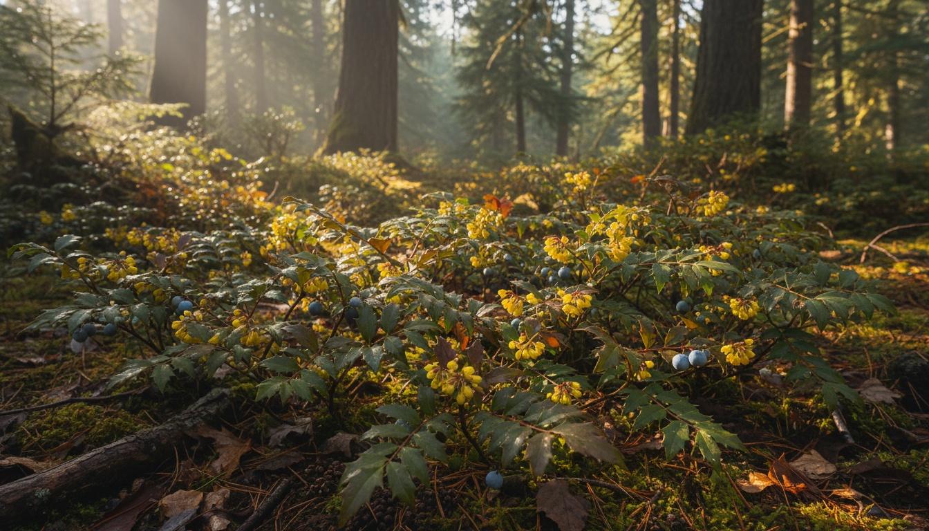 Creeping Oregon Grape (Mahonia Repens) - Groundcover