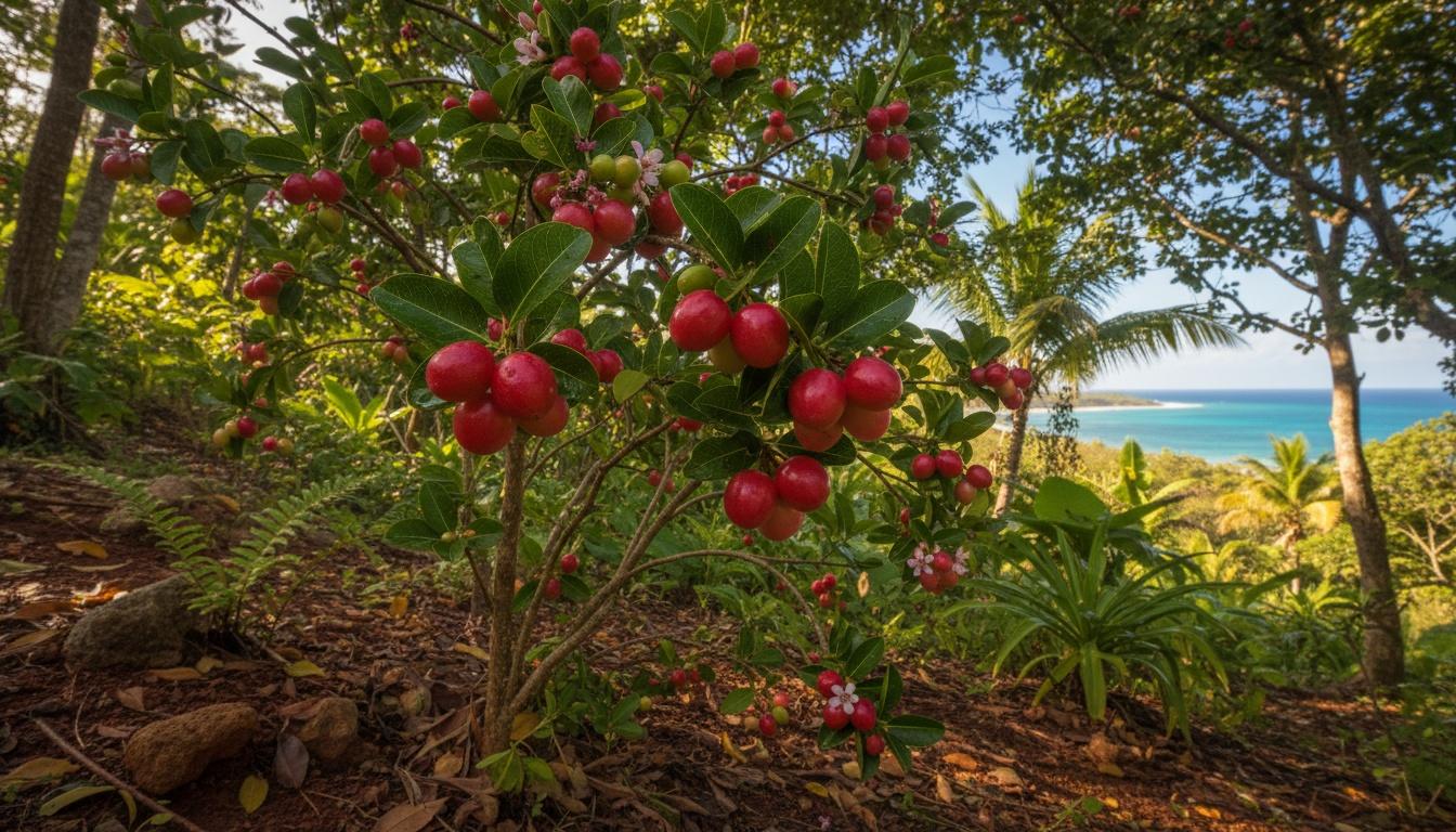 Barbados Cherry (Malpighia Emarginata) - Fruit Trees