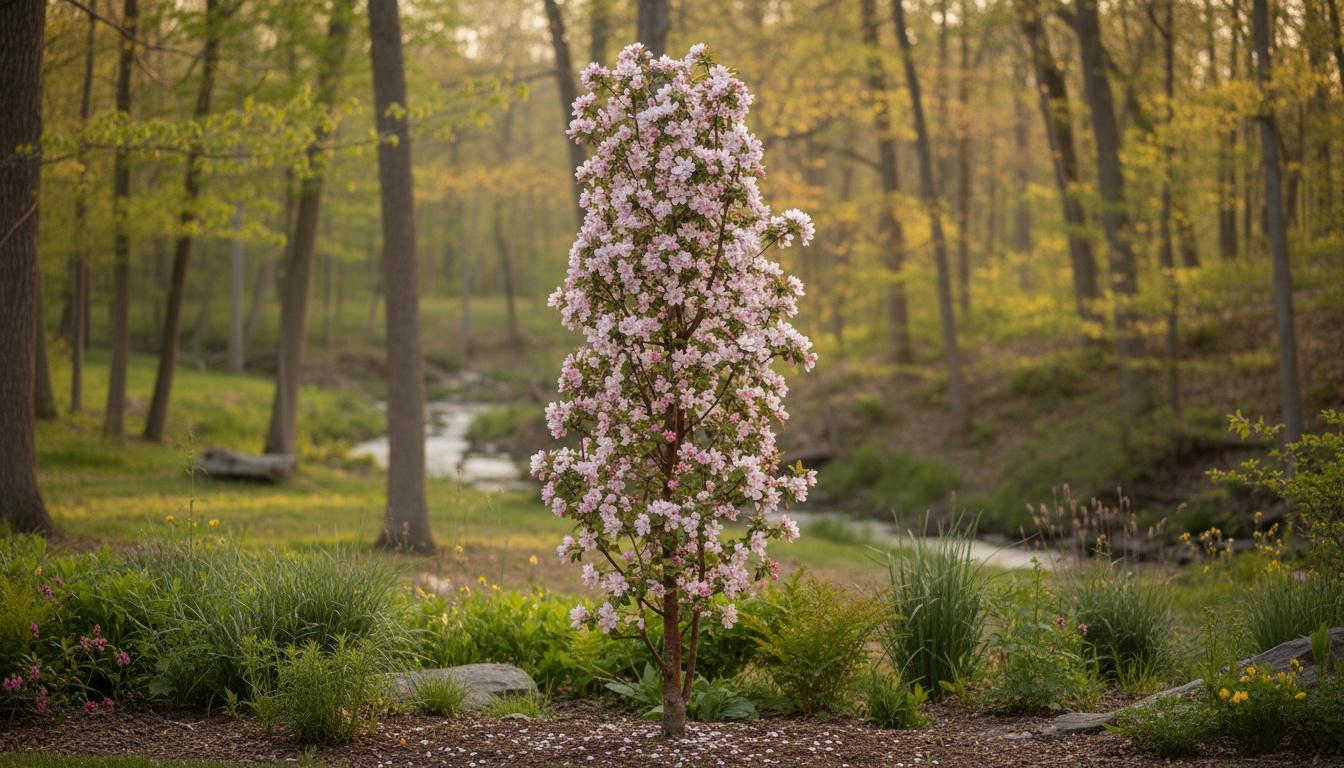 Columnar Flowering Crabapple 'Emerald Spire' (Malus 'Emerald Spire') - Flowering Trees