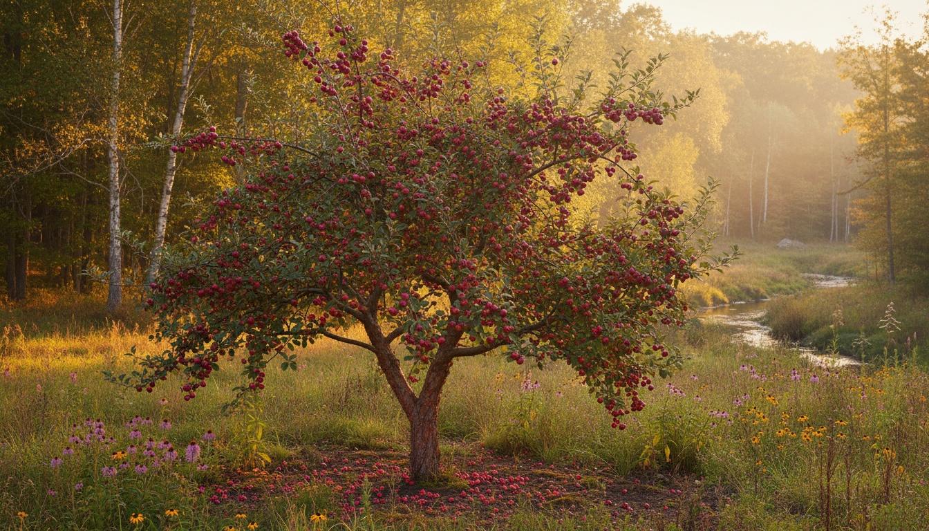 Scarlet Sentinel Crabapple (Malus 'Scarlet Sentinel') - Flowering Trees