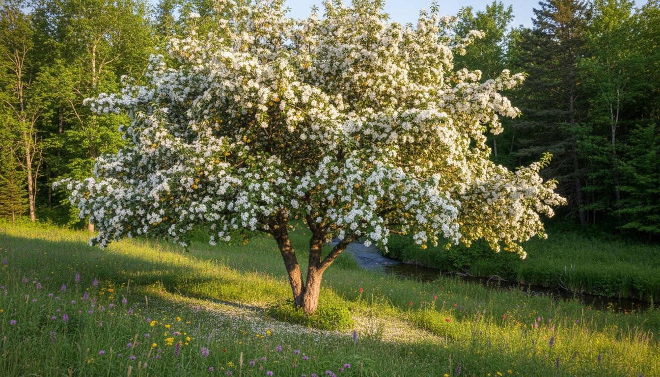 Flowering Crabapple 'Schmidtcutleaf' Golden Raindrops® Golden Raindrops® (Malus 'Schmidtcutleaf') - Flowering Trees