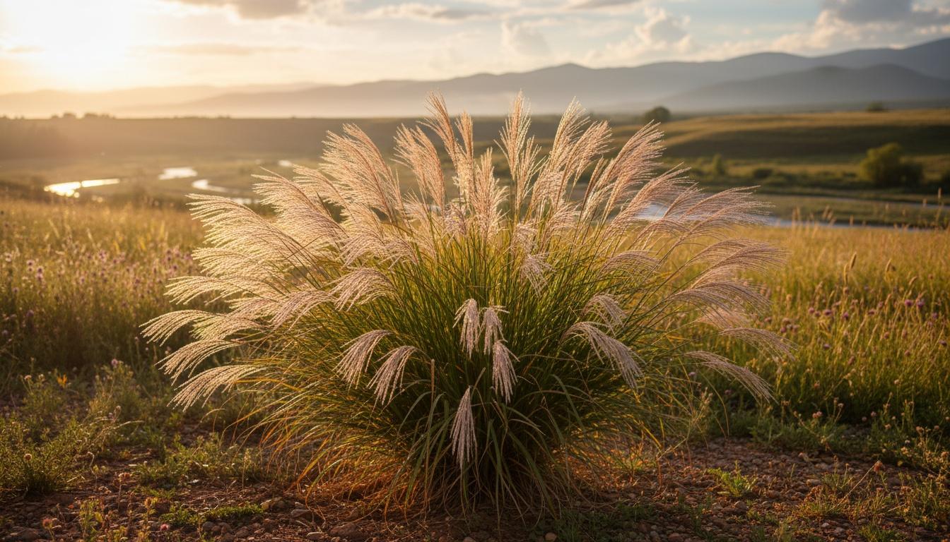 Adagio Maiden Grass (Miscanthus Sinensis 'Adagio') - Grasses