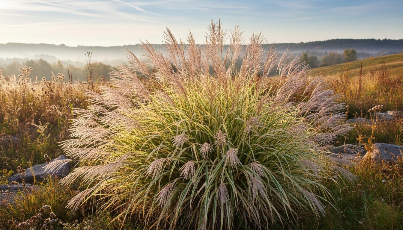 Maiden Grass 'Cosmopolitan' (Miscanthus Sinensis 'Cosmopolitan') - Grasses