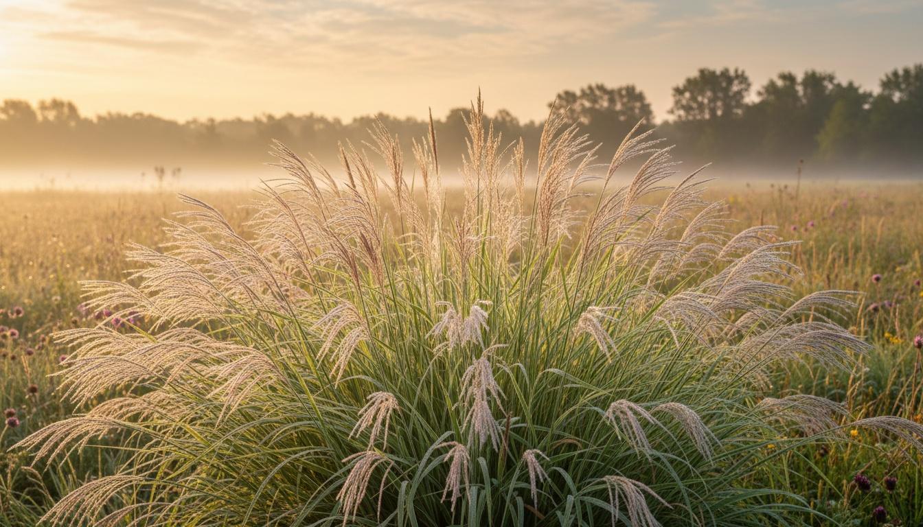 Morning Light Maiden Grass (Miscanthus Sinensis 'Morning Light') - Grasses