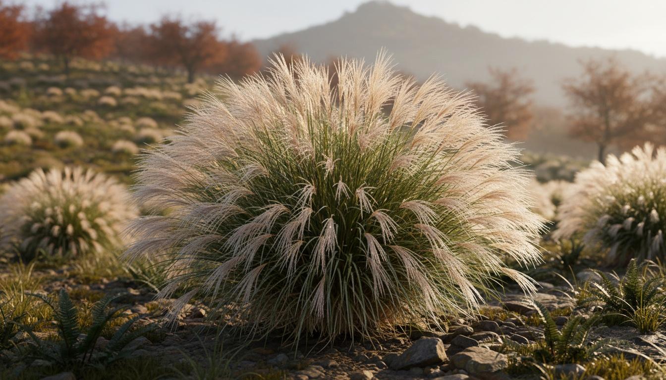 Dwarf Maiden Hair Grass 'Yaku Jima' (Miscanthus Sinensis 'Yaku Jima') - Grasses