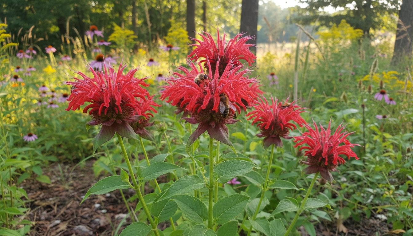 Bee Balm 'Jacob Cline' (Monarda Didyma 'Jacob Cline') - Perennials