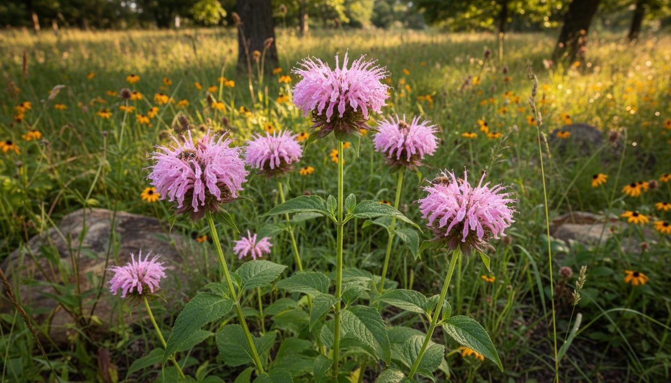 Bee Balm 'Pink Frosting' (Monarda Didyma Sugar Buzz® Pp29548 'Pink Frosting') - Perennials