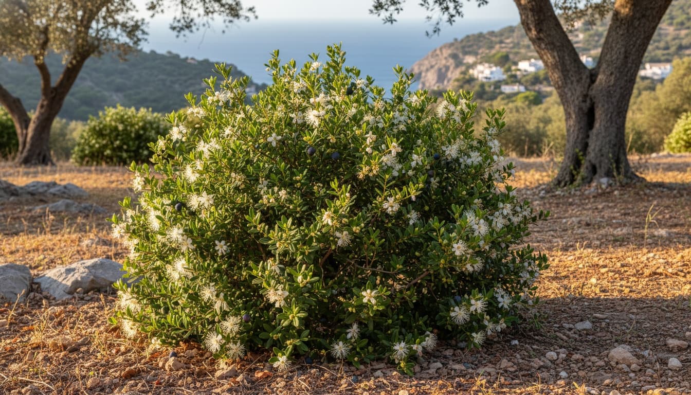 Dwarf Myrtle (Myrtus Communis Compacta) - Ground Layers